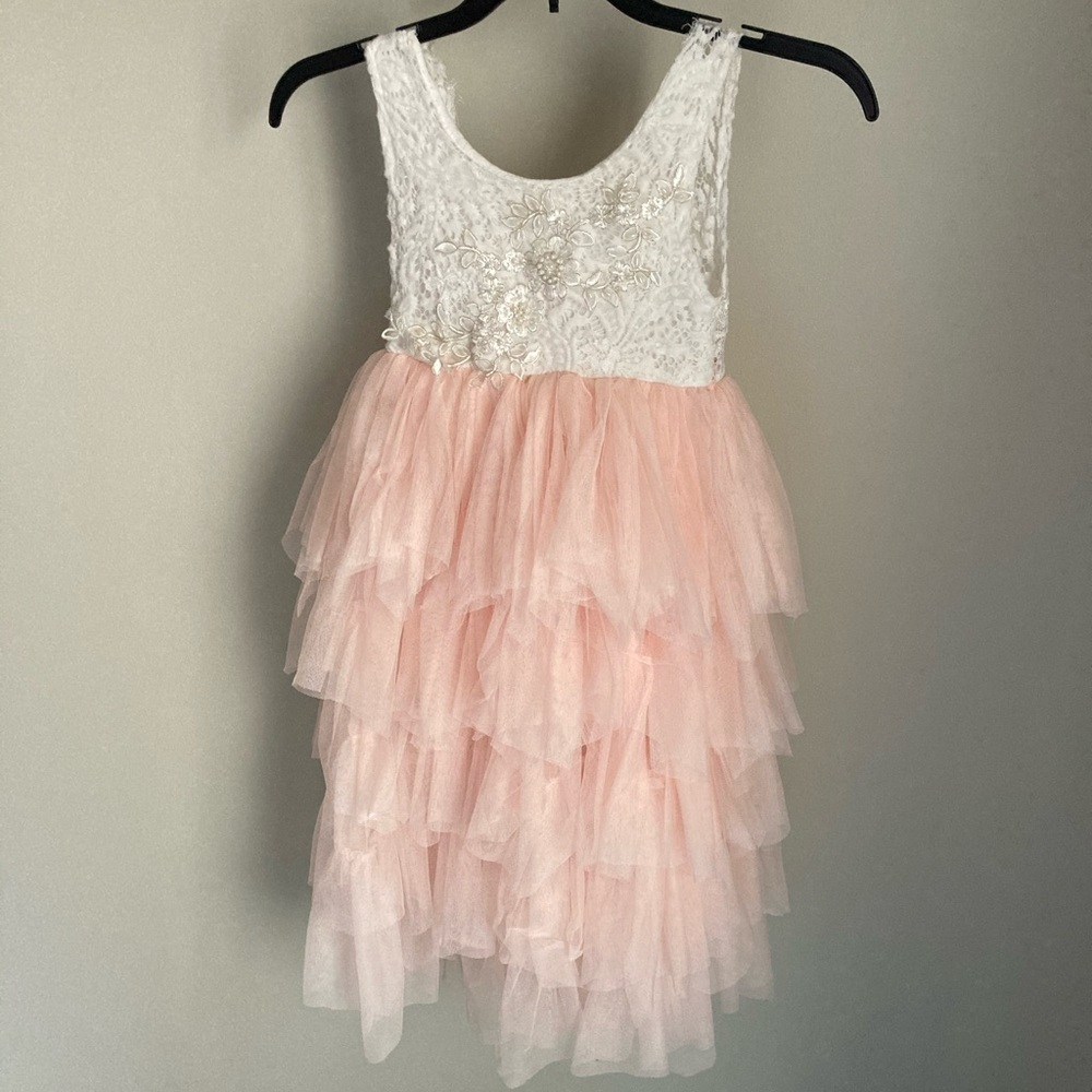 Girls flower girl dress